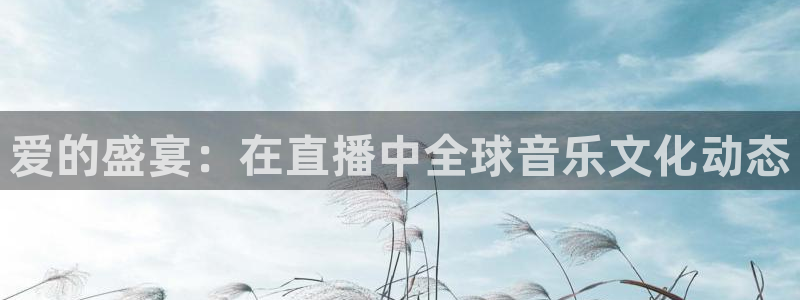 雨燕体育在线直播免费观看：爱的盛宴：在直播中全球音乐文化动态